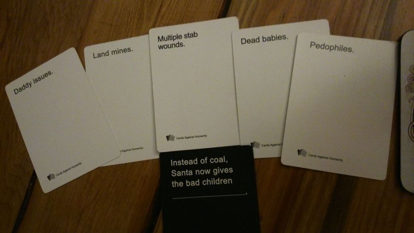 Cards Against Humanity cards