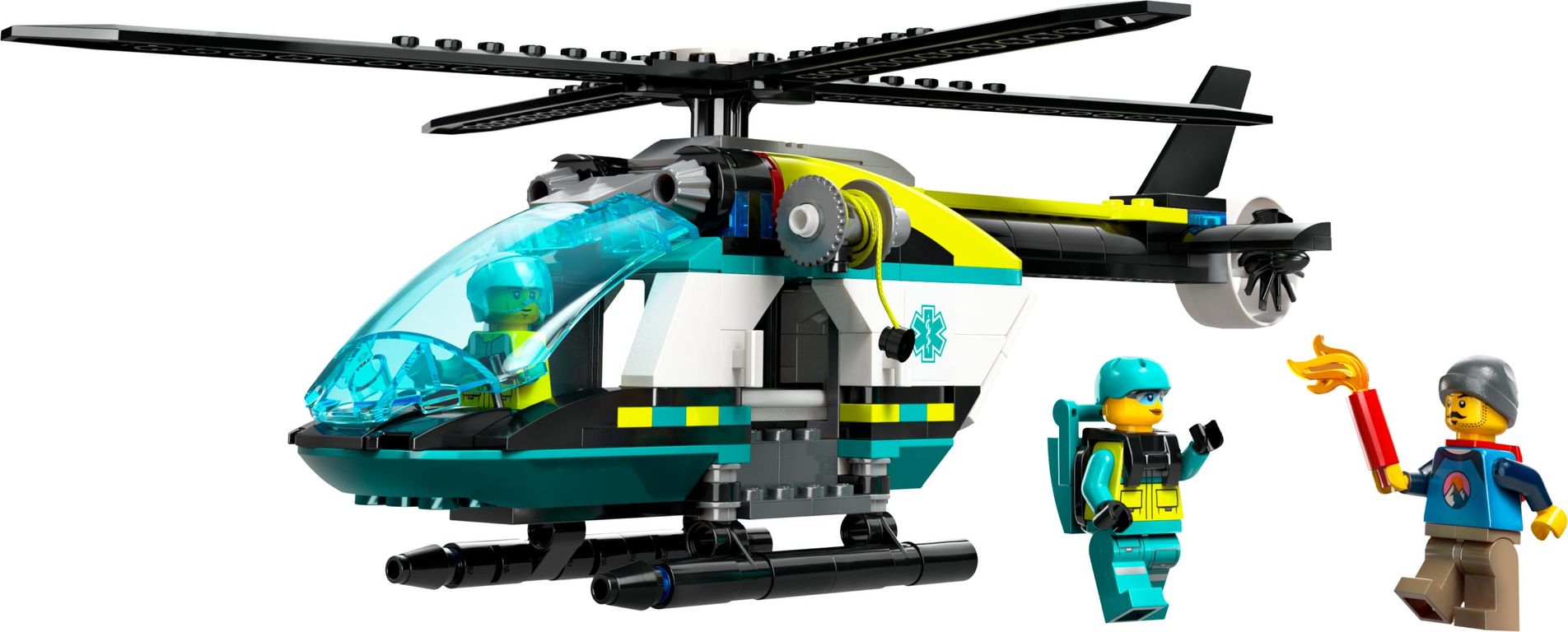 LEGO® City Emergency Rescue Helicopter components