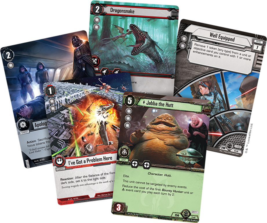 Star Wars: The Card Game - Scrap Metal kaarten