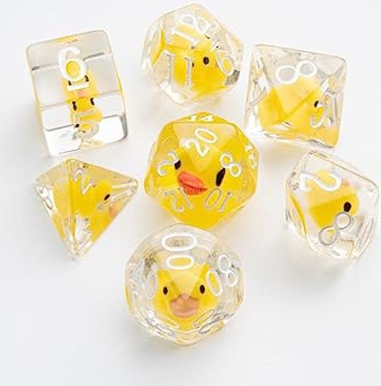 Rubber Duck RPG Dice Set composants