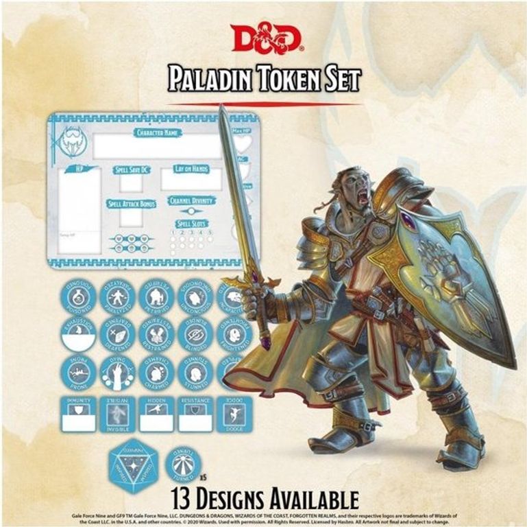 Dungeons & Dragons - Paladin Token Set