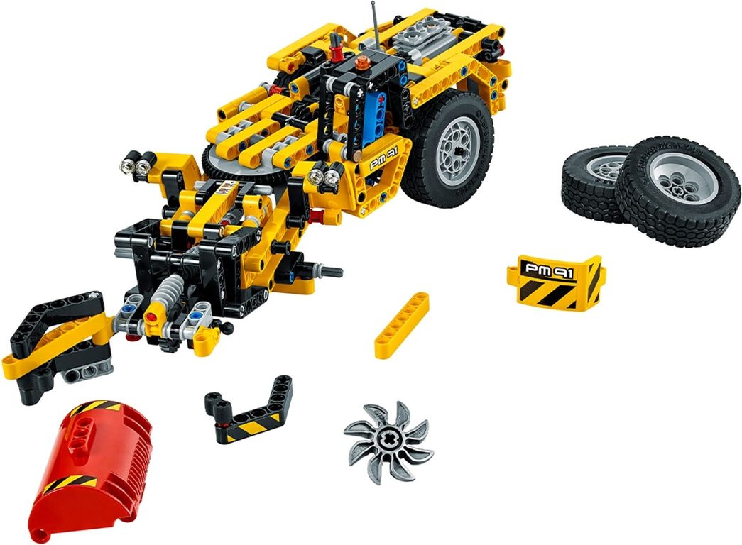 LEGO® Technic Bergbau-Lader komponenten