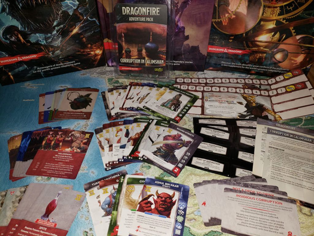 Dragonfire: Adventures - A Corruption in Calimshan komponenten