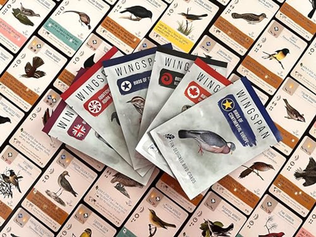 Wingspan Fan-Designed Bird Packs (6 packs) box