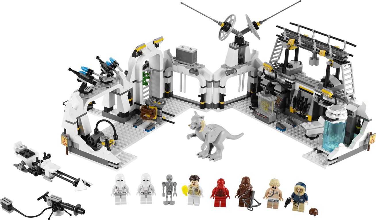 LEGO® Star Wars Hoth Echo Base components