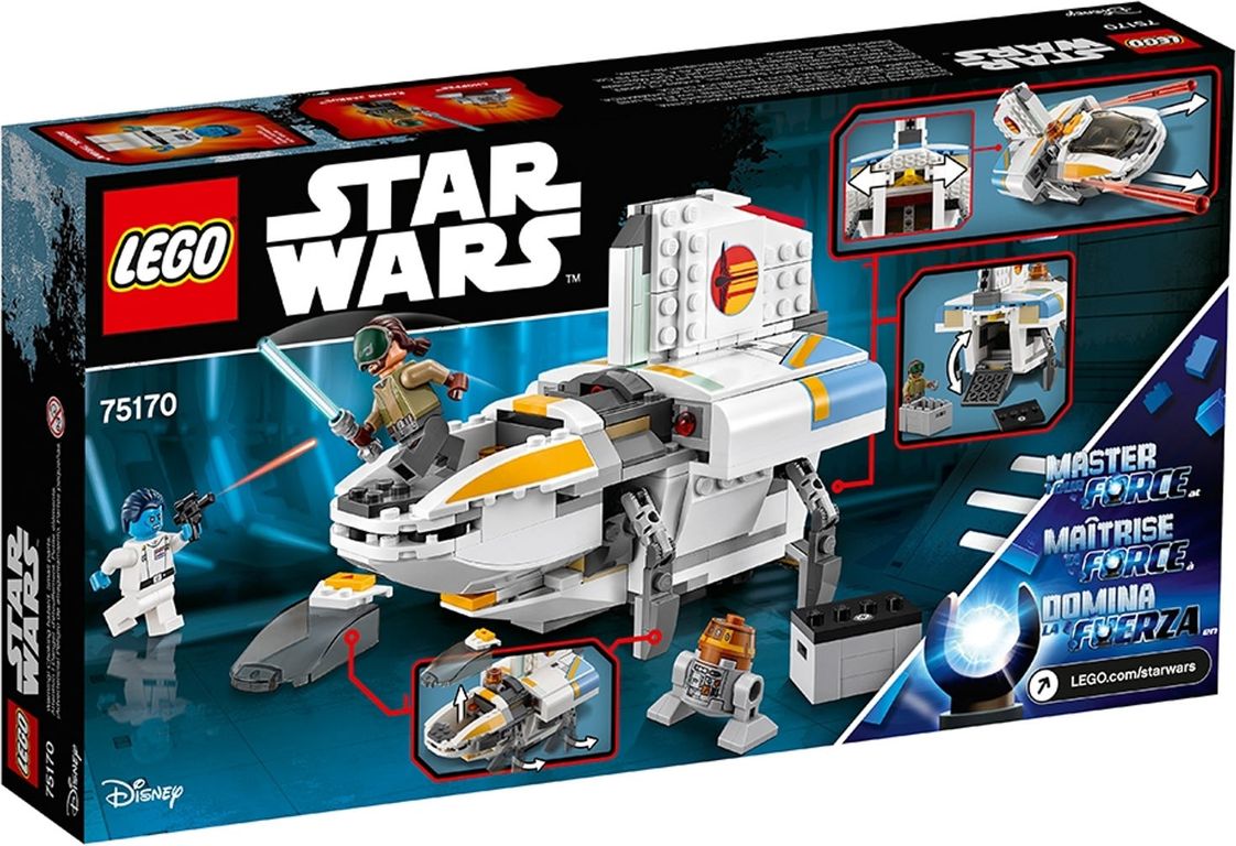LEGO® Star Wars The Phantom achterkant van de doos