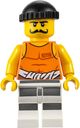 LEGO® City L'évasion du bandit en pneu figurines