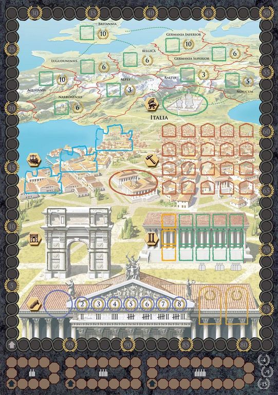 Trajan game board