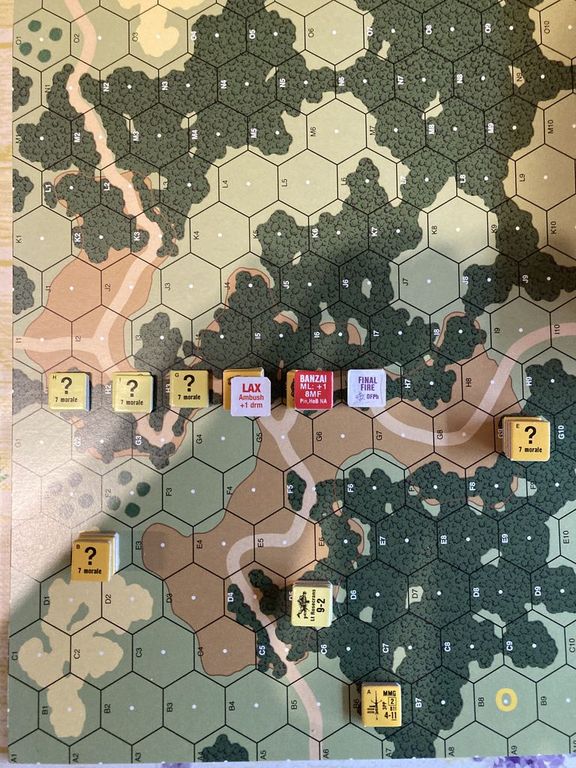 Advanced Squad Leader: Starter Kit #4 – Pacific Theater of Operations components