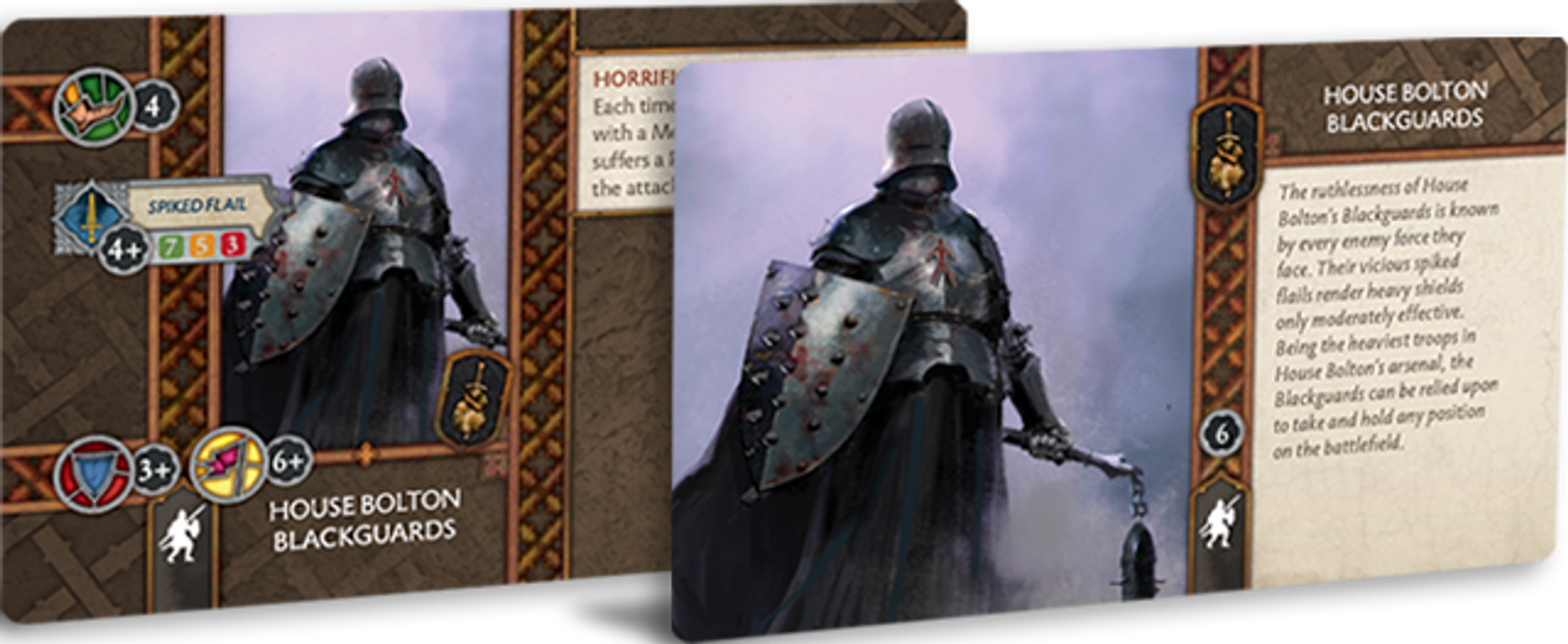 A Song of Ice & Fire: Tabletop Miniatures Game – Bolton Blackguards carte