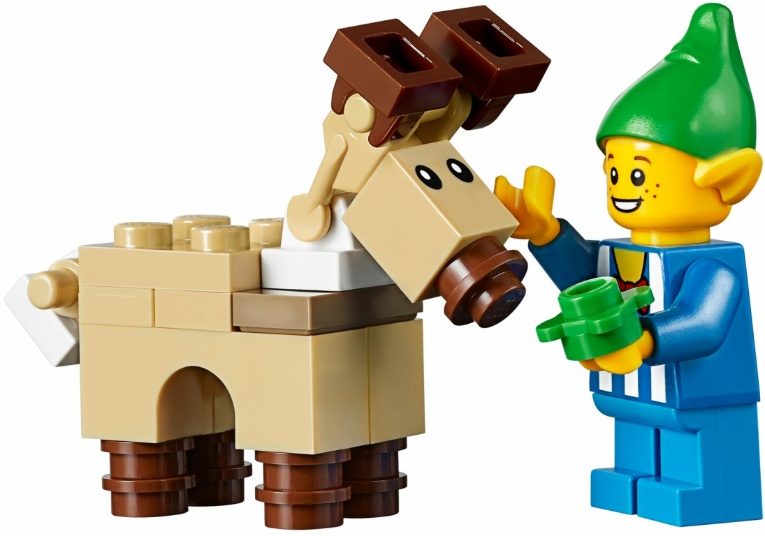 LEGO® Icons Werkplaats van de Kerstman minifiguren