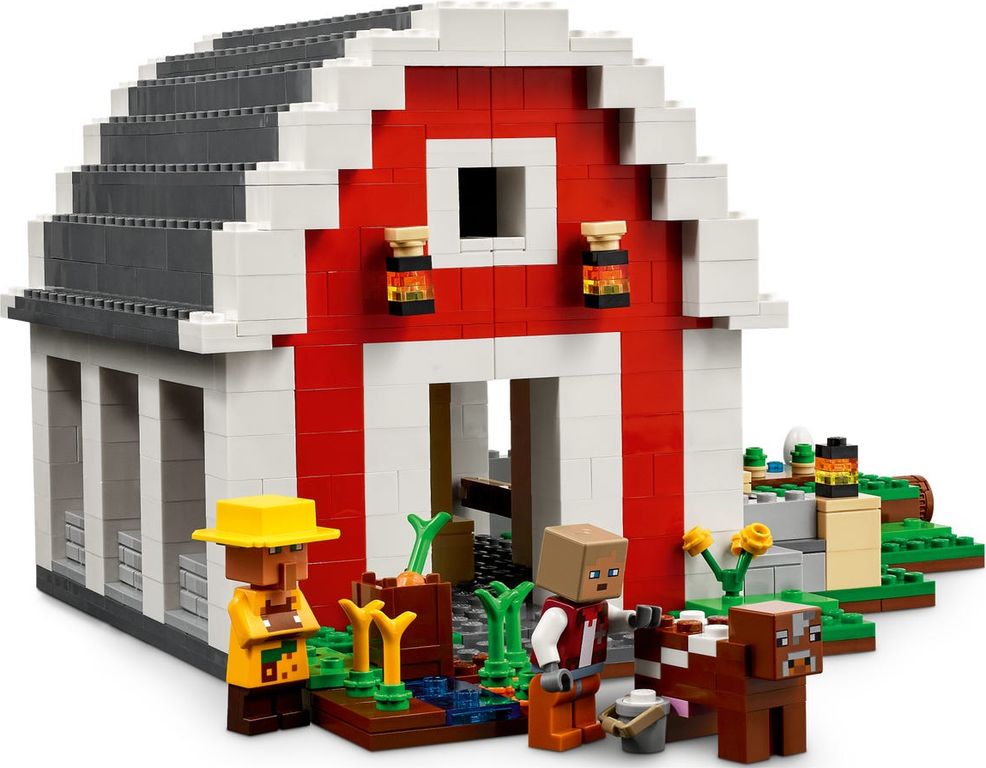LEGO® Minecraft The Red Barn components