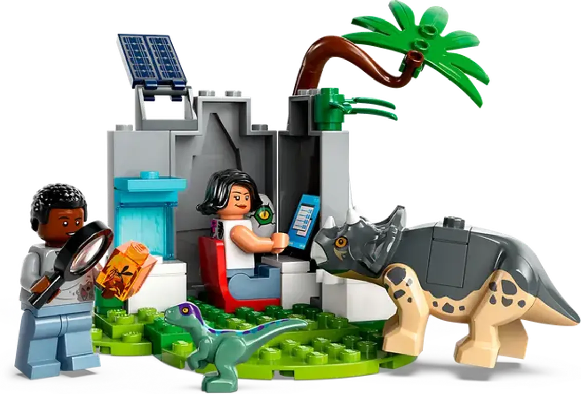 LEGO® Jurassic World Baby Dinosaur Rescue Center components