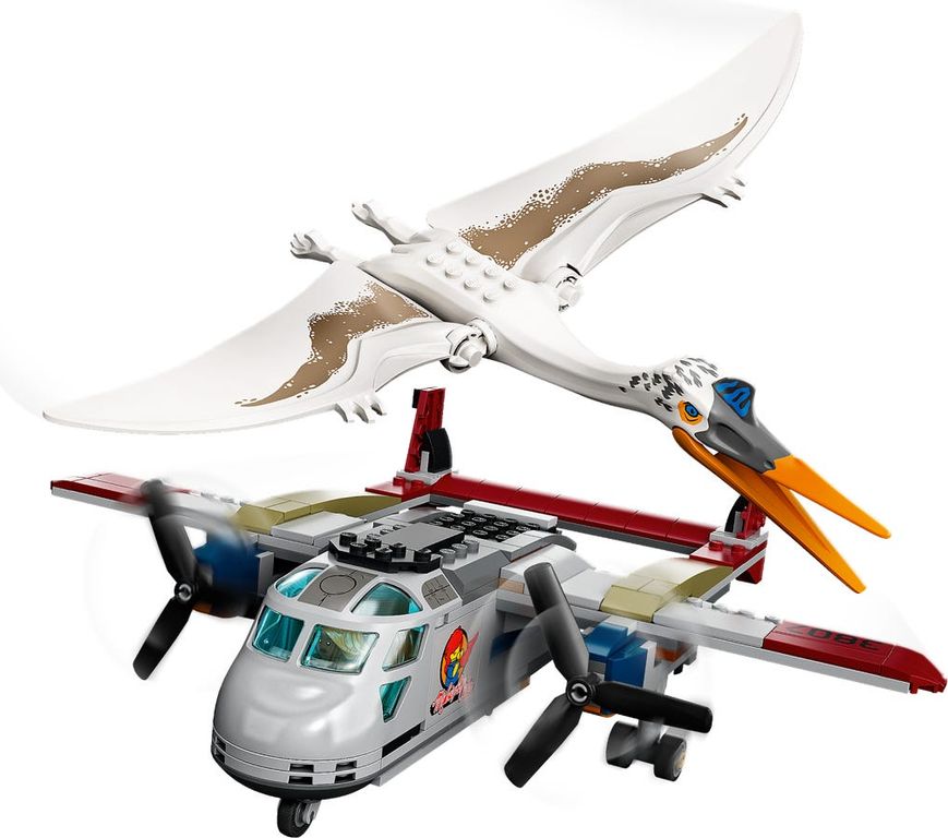 LEGO® Jurassic World Quetzalcoatlus Plane Ambush components