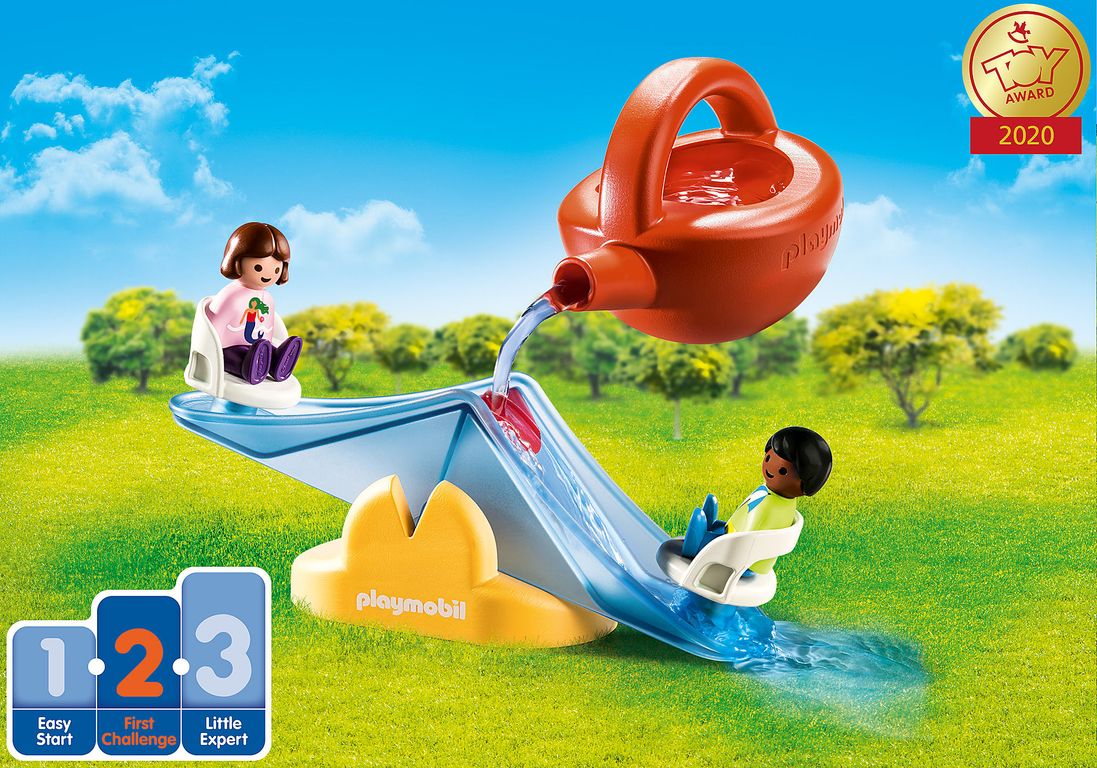 Playmobil® 1.2.3 Water Seesaw with Watering Can