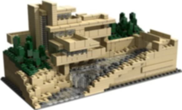 LEGO® Architecture Fallingwater® komponenten