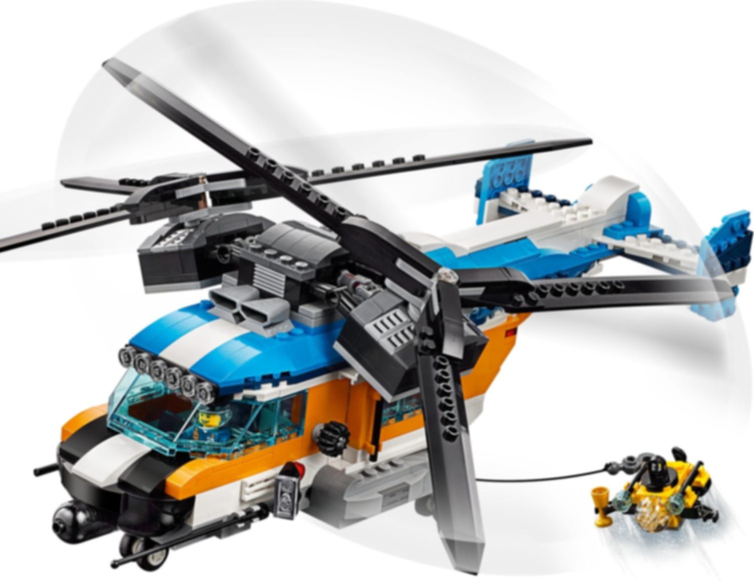 LEGO® Creator Twin-Rotor Helicopter gameplay