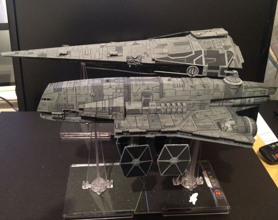 Star Wars: X-Wing Miniatures Game - Imperial Assault Carrier Expansion Pack miniatures