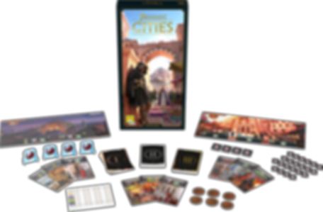 7 Wonders (Second Edition): Cities components
