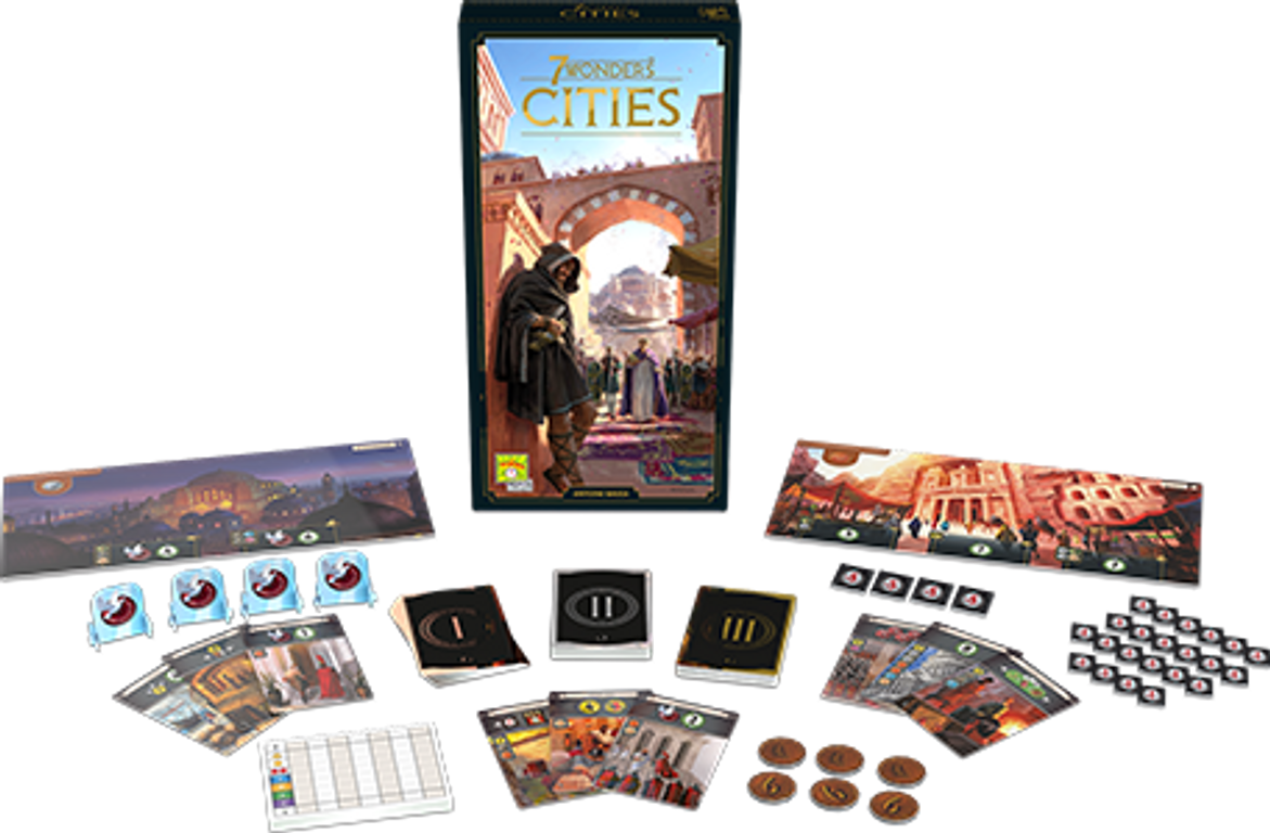 7 Wonders (Zweite Edition): Cities komponenten