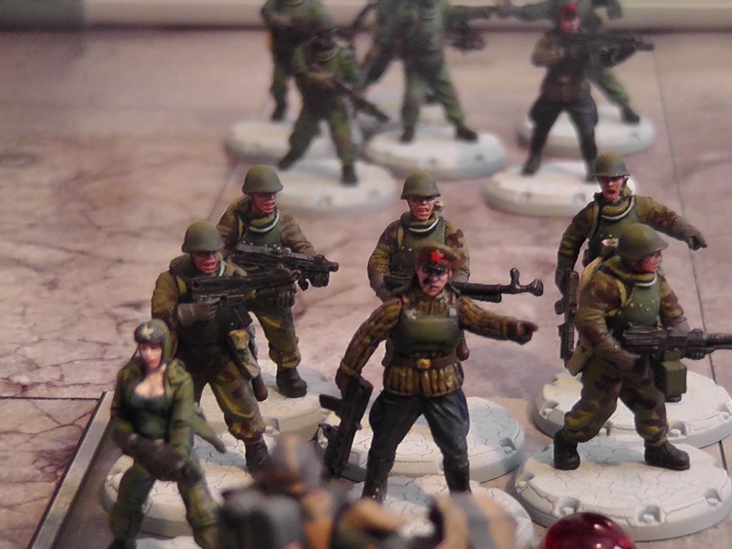 Dust Tactics: SSU Battle Squad - "Frontoviki" miniatures