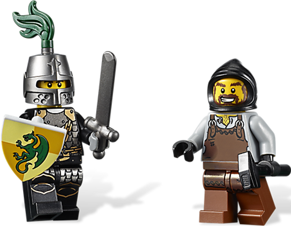LEGO® Knights Kingdom L'attaque du forgeron figurines