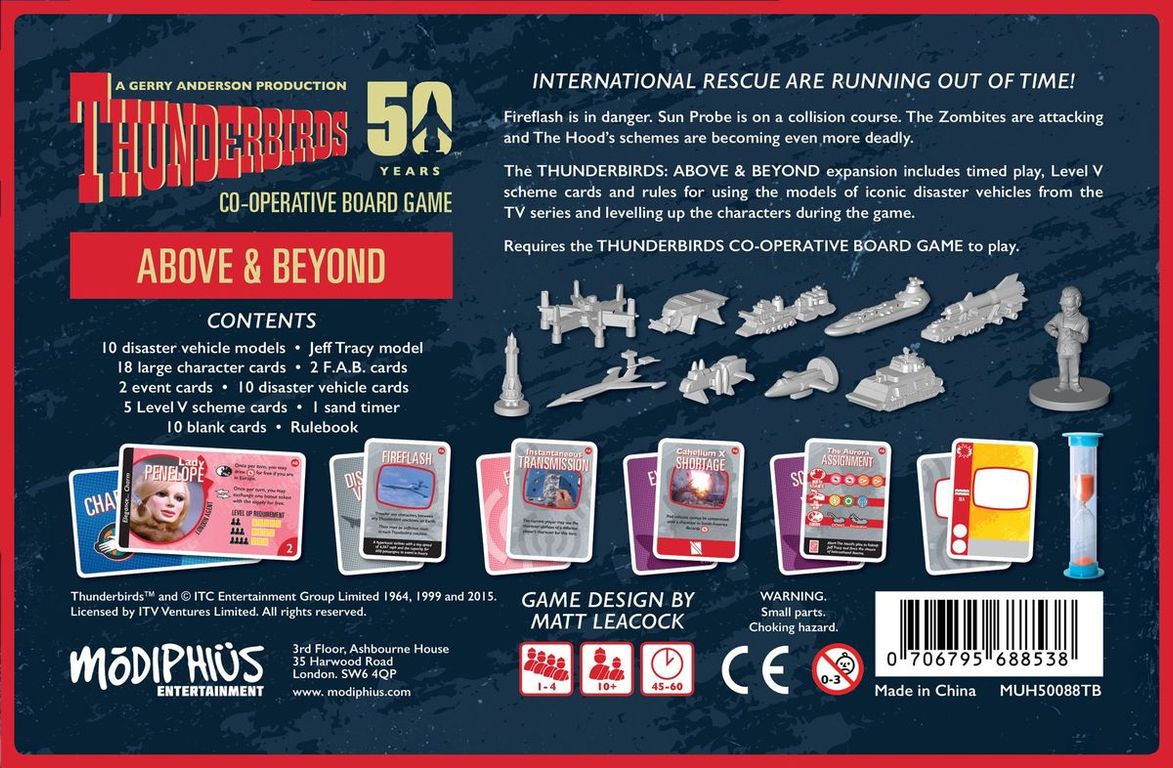 Thunderbirds: Above & Beyond rückseite der box