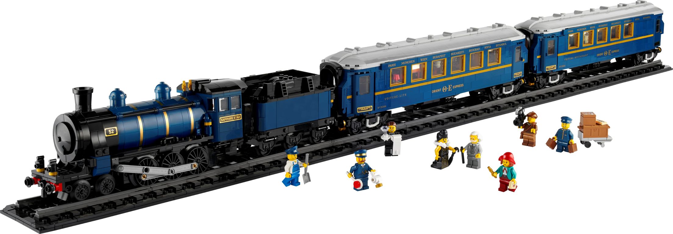 LEGO® Ideas Il treno Orient Express componenti