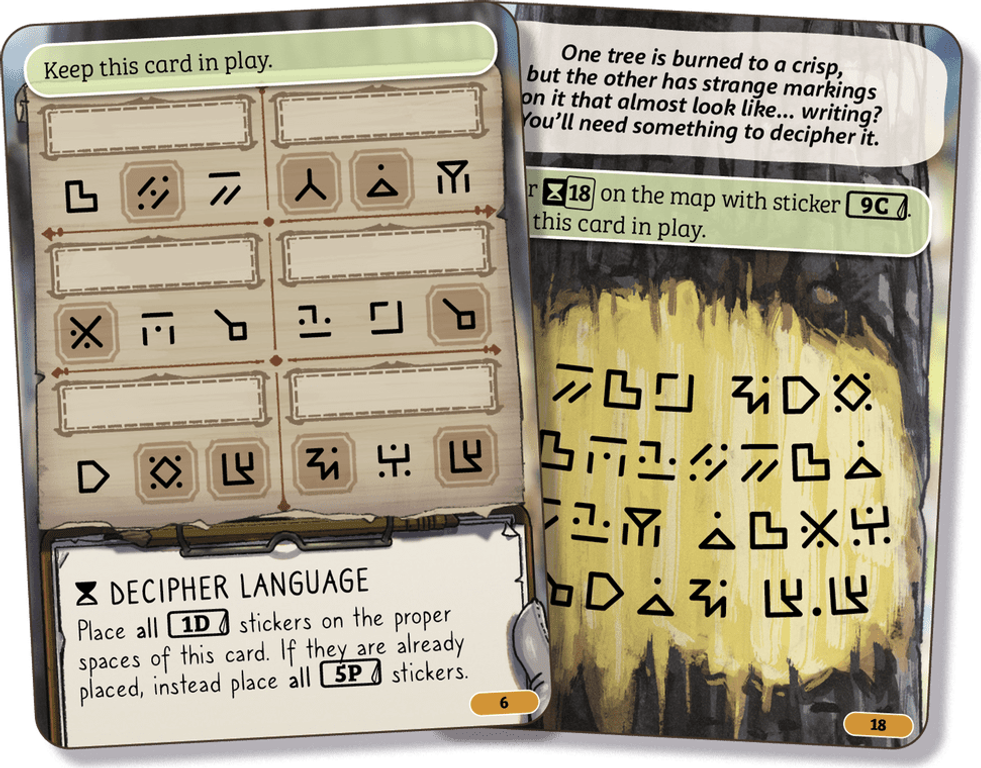 Cozy Stickerville carte