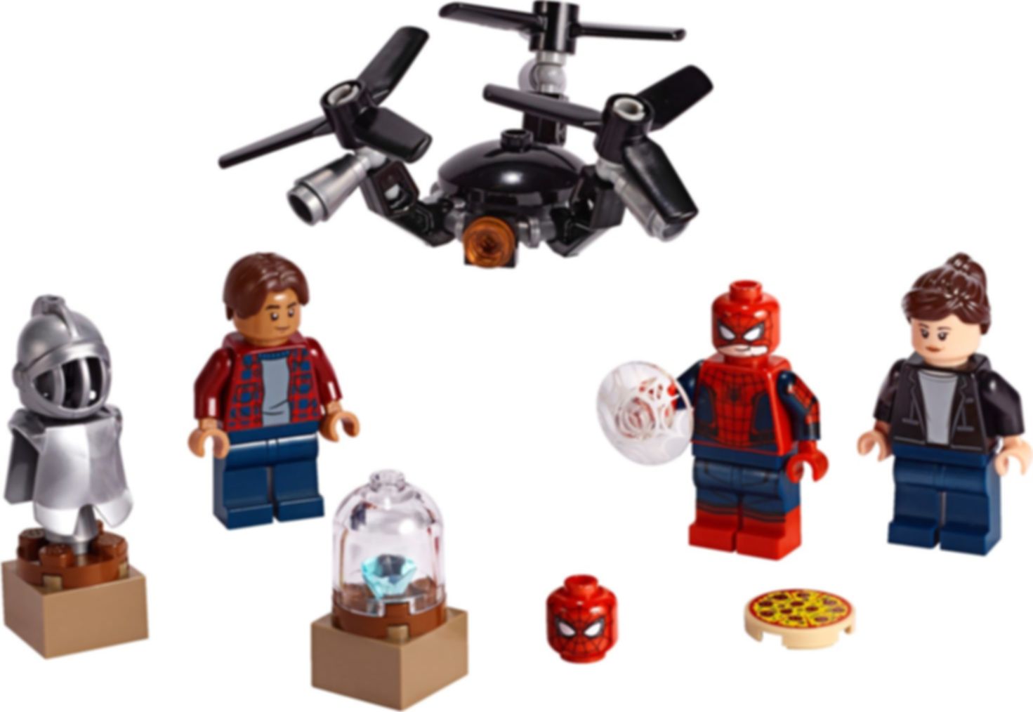 LEGO® Marvel Spider-Man et le cambriolage du musée composants
