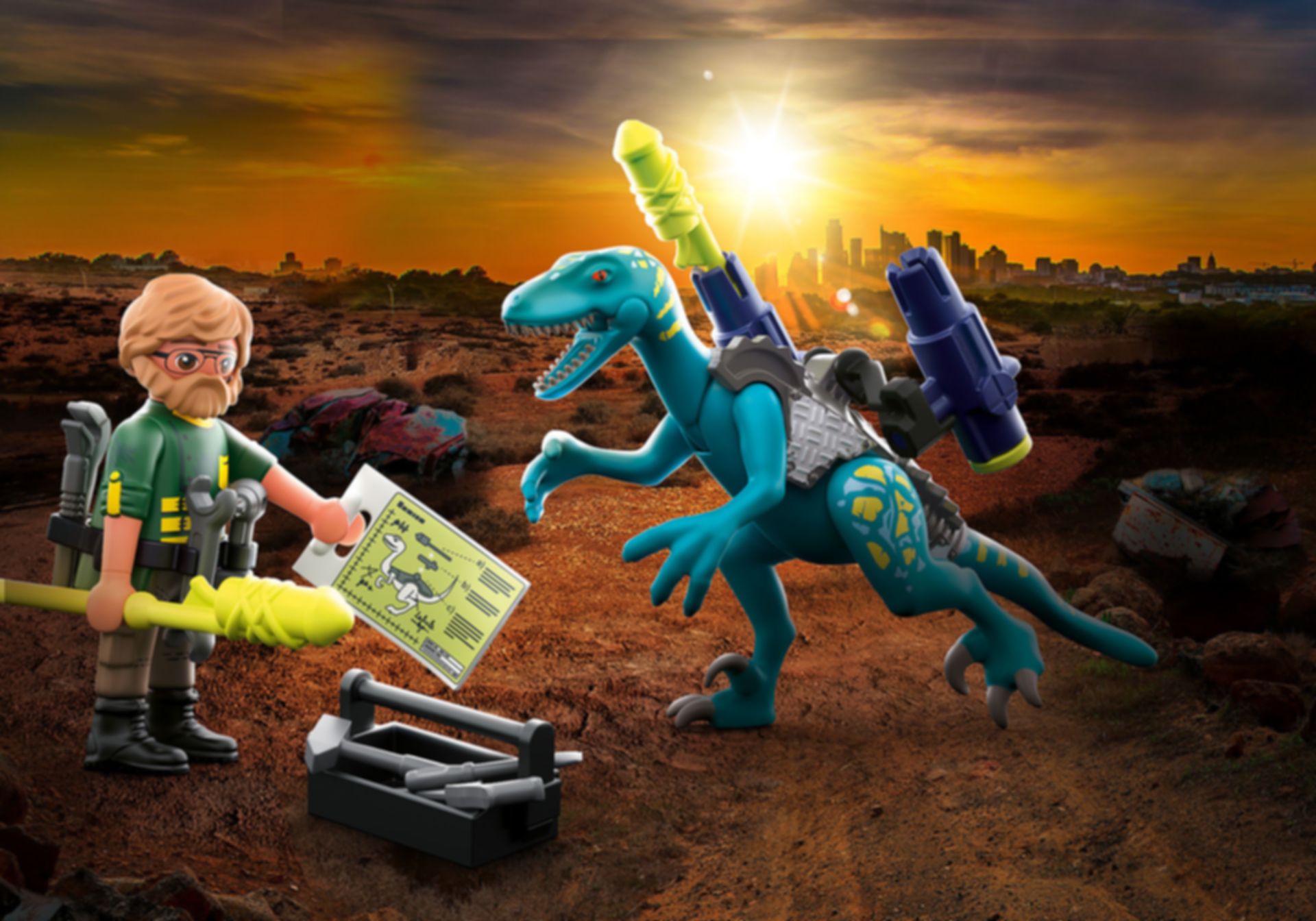 Playmobil® Dino Rise Deinonychus: Ready for Battle