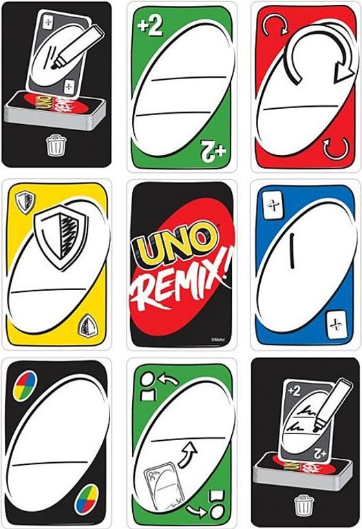 UNO Remix cartes
