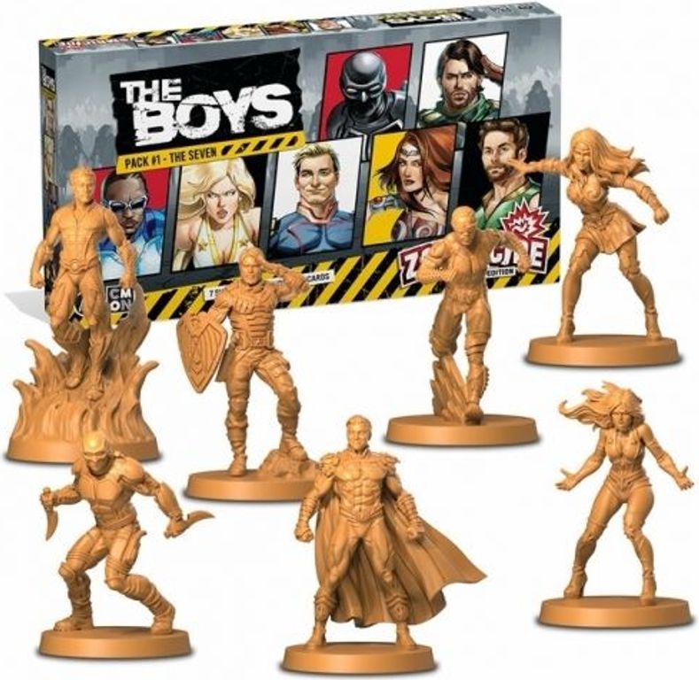Zombicide: 2nd Edition – The Boys: Pack 1 – The Seven miniaturen