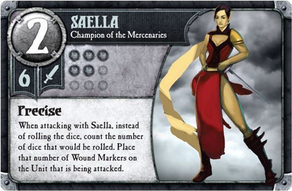 Summoner Wars: Saella's Precision Reinforcement Pack cartes
