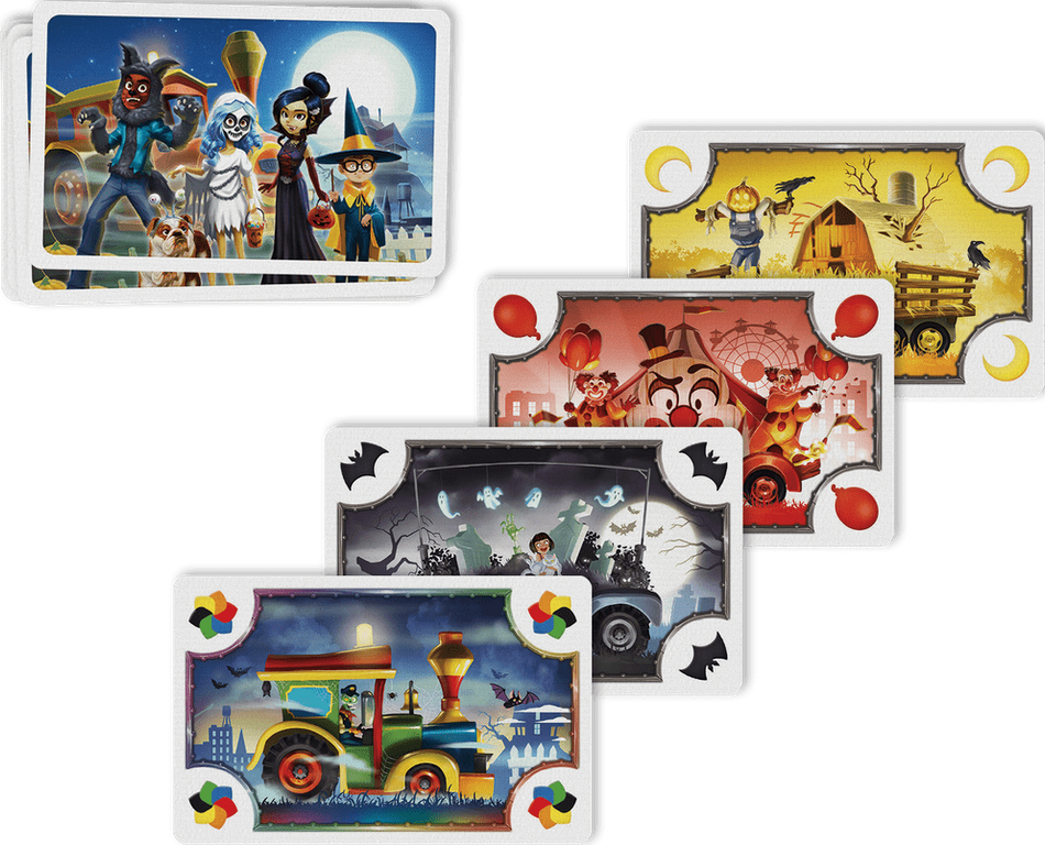 Ticket to Ride: Ghost Train cards