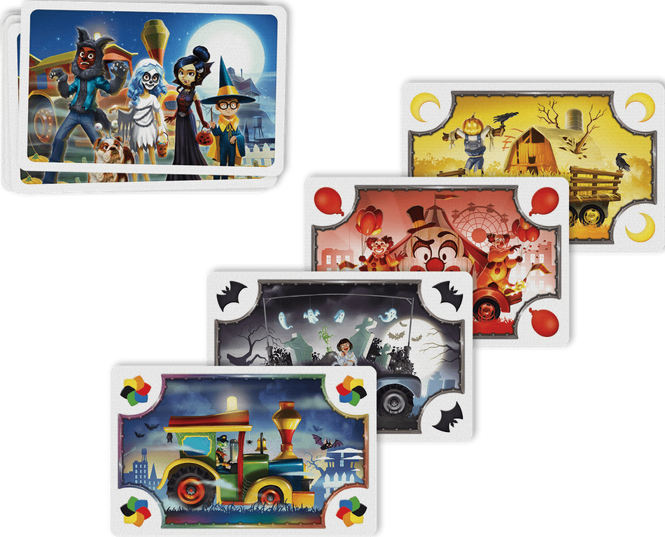 Les Aventuriers du Rail: Le Train Fantôme cartes