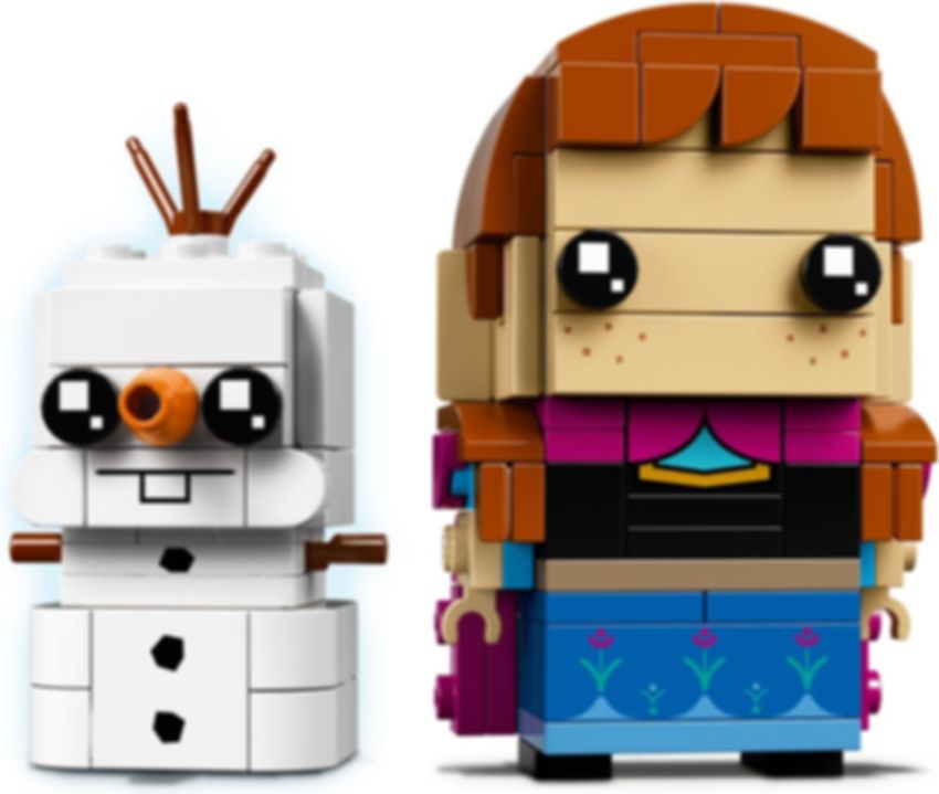 LEGO® BrickHeadz™ Anna & Olaf components