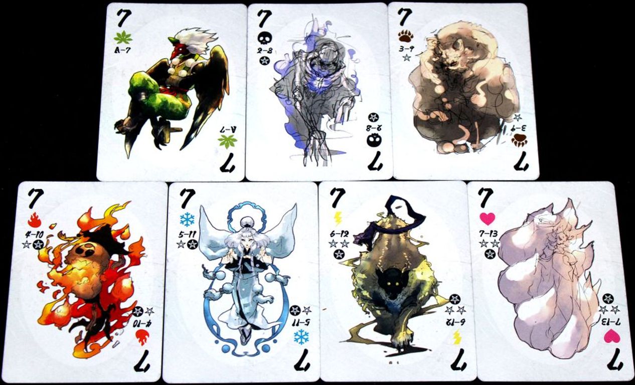 Yokai Septet cards