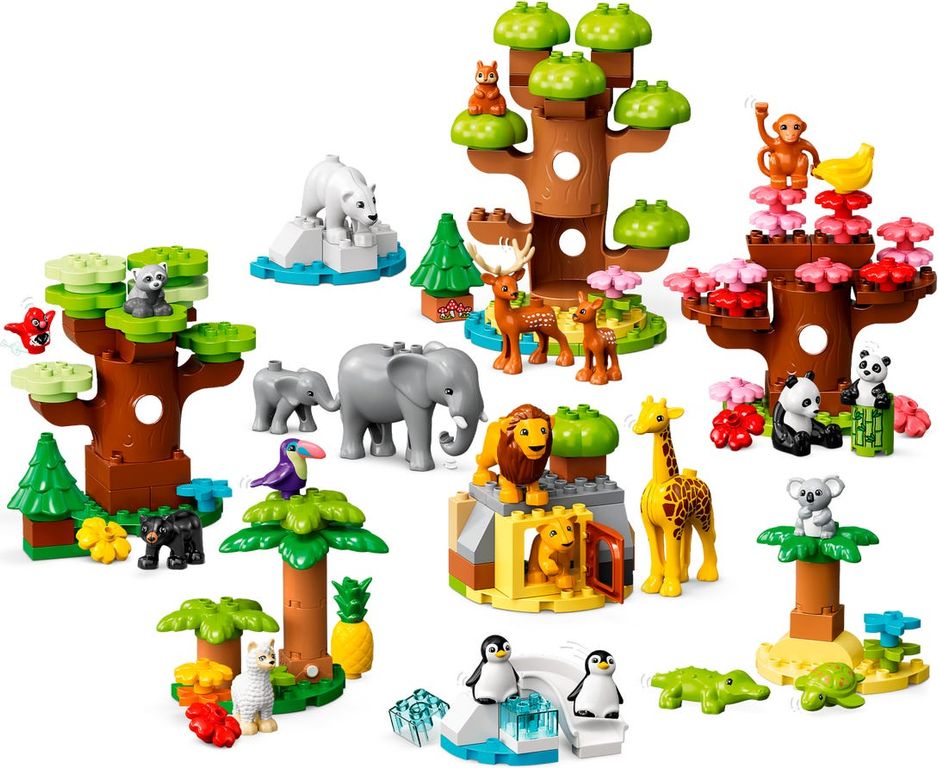 LEGO® DUPLO® Wilde dieren van de wereld speelwijze