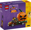 La camionnette de la citrouille d'Halloween