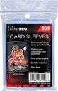 Ultra Pro Card Protector Sleeves - Transparent - 100 Pieces
