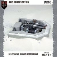 Dust Tactics: Axis Fortification - Heavy Laser Bunker / Strongpoint