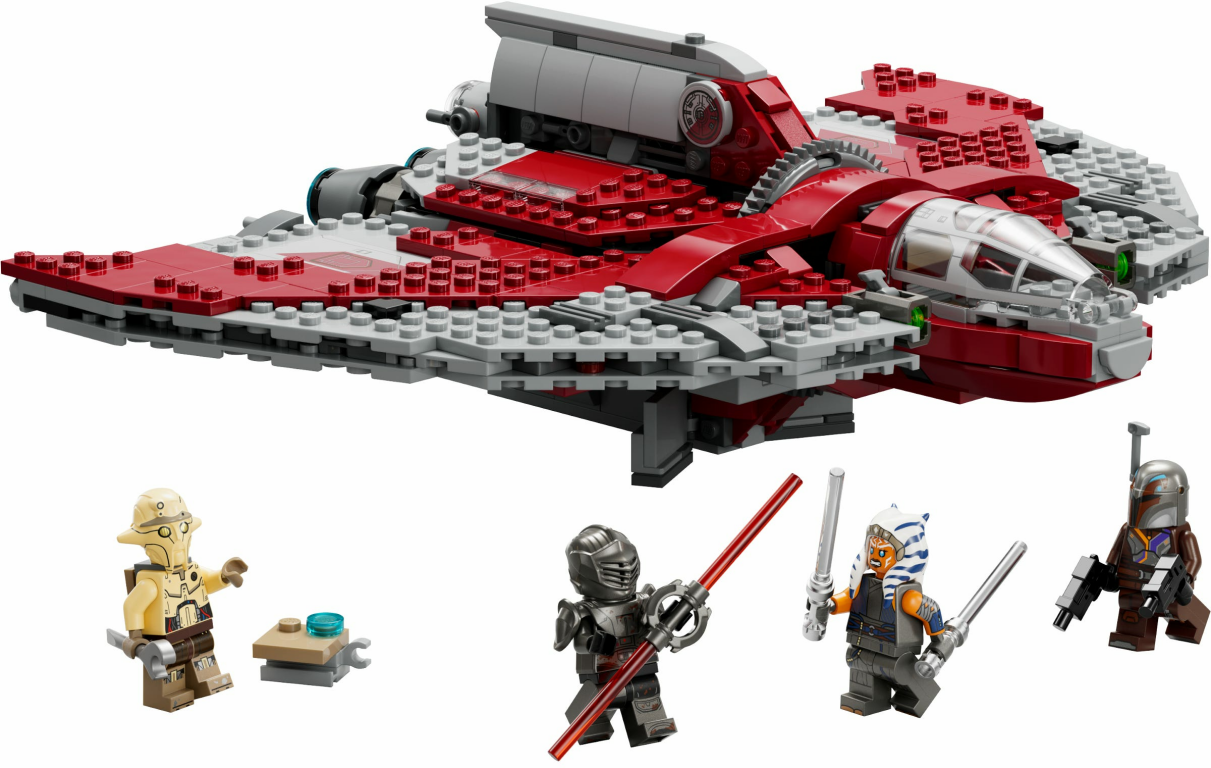 LEGO® Star Wars Ahsoka Tano's T-6 Jedi Shuttle components
