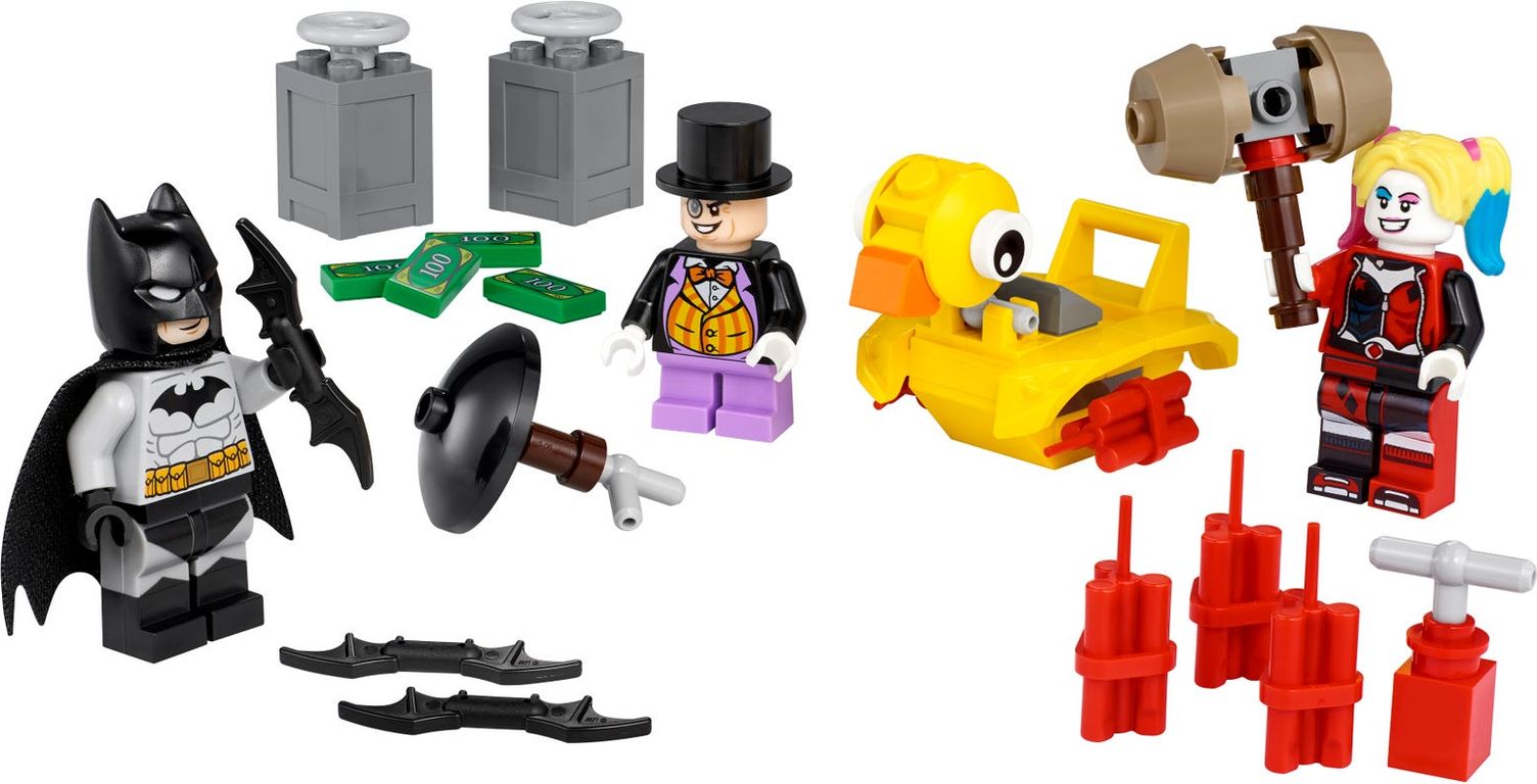 LEGO® DC Superheroes Batman™ vs. The Penguin™ & Harley Quinn™ components