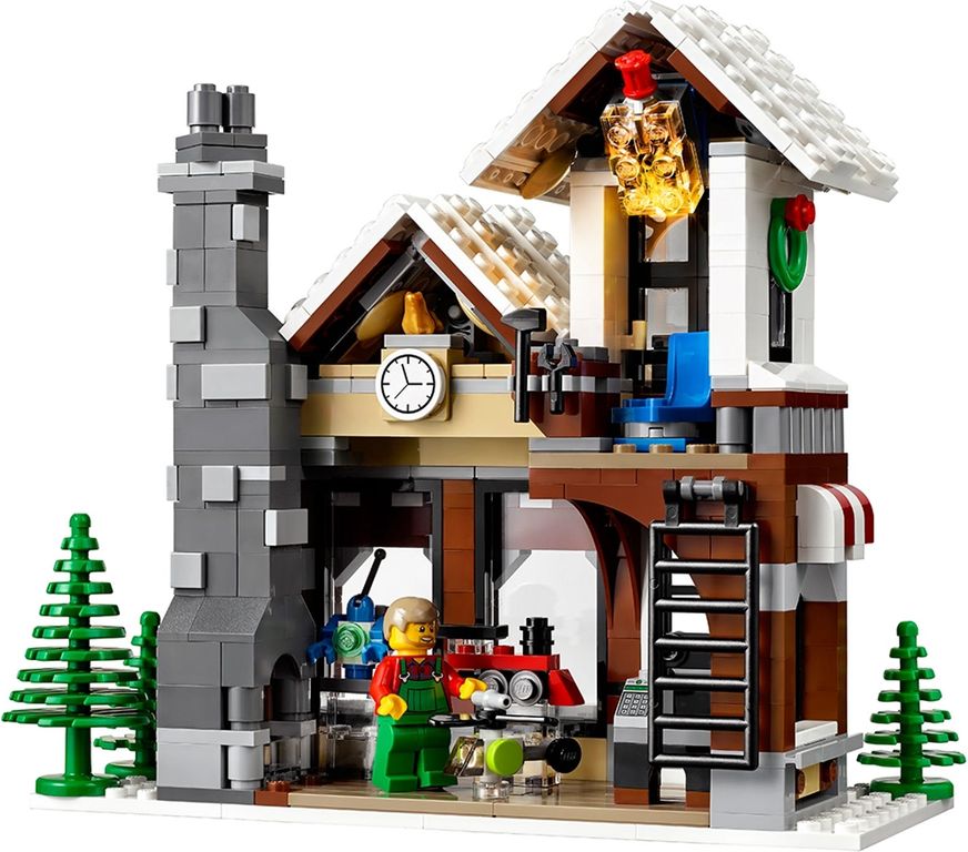 LEGO® Icons Winter Speelgoedwinkel achterkant