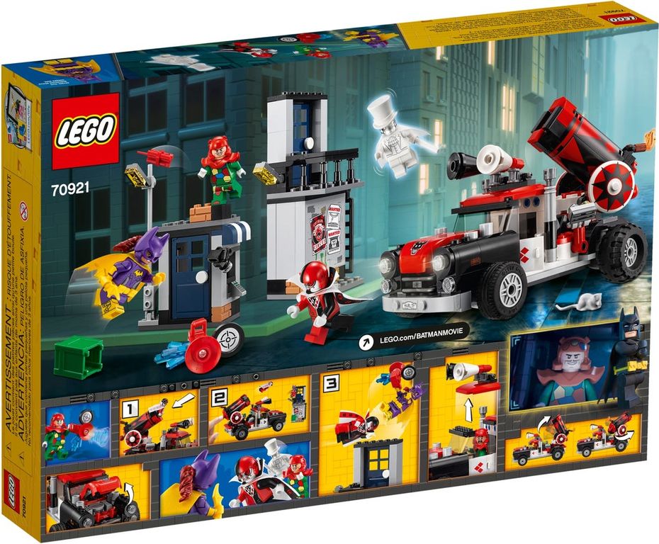 LEGO® Batman Movie Attacco con il cannone di Harley Quinn™ torna a scatola