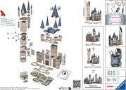 Harry Potter Hogwarts Castle - Astronomy Tower back of the box