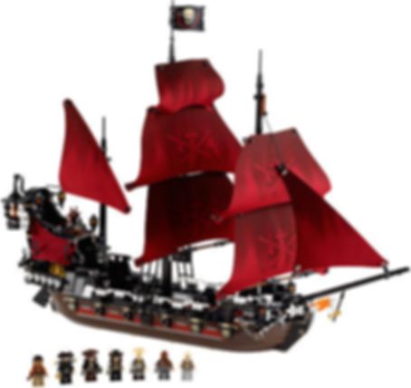 LEGO® Pirates of the Caribbean De wraak van Koningin Anne componenten