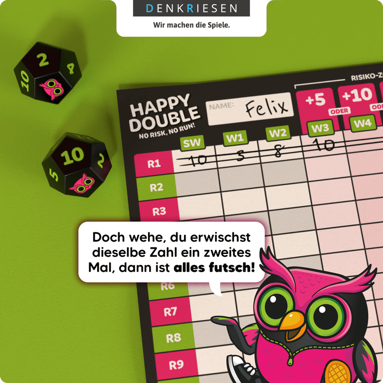 Happy Double: No Risk No Run!