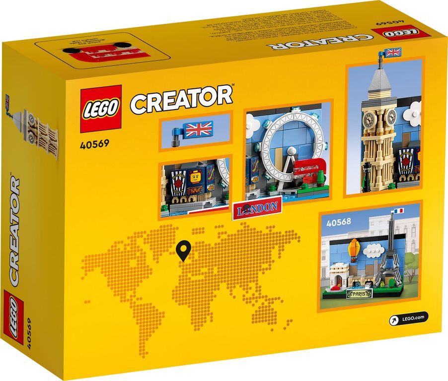 LEGO® Creator Ansichtkaart van Londen achterkant van de doos